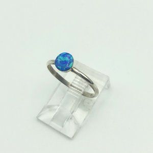 Native American Navajo Handmade Ring Culture Opal